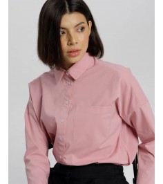 Рубашка розовая хлопок